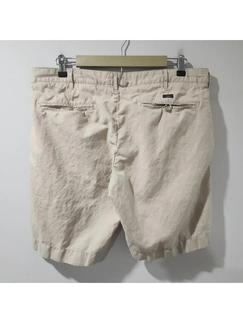 Faherty Shorts Linen Blend Chino Lightweight Outdoor Casual Golf Mens 36
